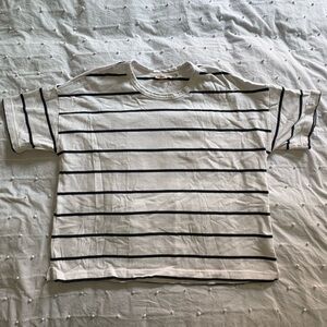 Faherty thick cotton striped shirt medium
